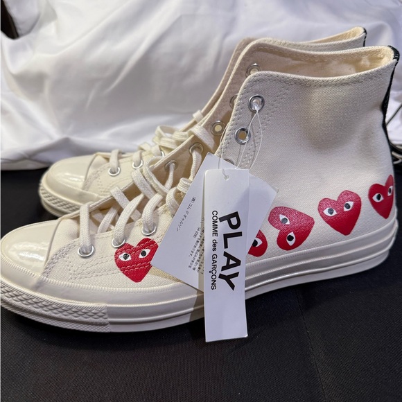 Converse Chuck Taylor All Star 70 Hi Comme des Garcons Play M/Size 11 W/13 - Picture 6 of 9